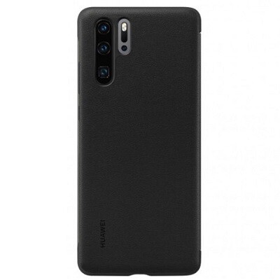 Чехол-книга View Flip Cover черный для Huawei P30 Pro(2)