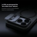 Чехол с защитой камеры Nillkin CamShield Pro Magnetic прозрачно-черная для Apple iPhone 17 Pro(#7)