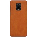 Кожаный чехол Nillkin Qin Leather Case Коричневый для Xiaomi Redmi Note 9 Pro(#2)
