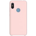 Силиконовый чехол Silicone Case розовый для Xiaomi RedMi Note 5\ RedMi Note 5 Pro(#1)