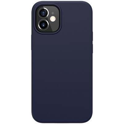 Силиконовый чехол-накладка Nillkin Flex Pure Case Синий для Apple iPhone 12 mini(1)