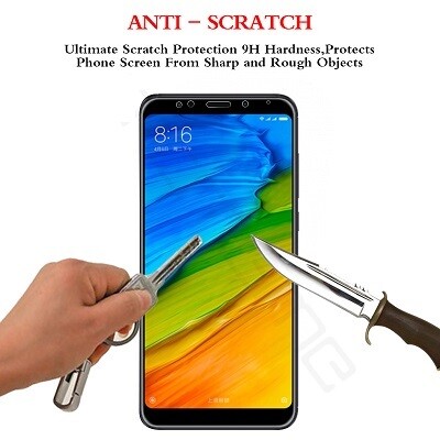 Противоударное защитное стекло Full Screen Cover 0.3m черное для Xiaomi RedMi 5(3)