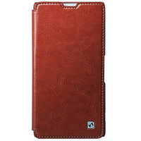 Кожаный чехол HOCO Crystal leather Case Brown для Sony Xperia Z1 L39h