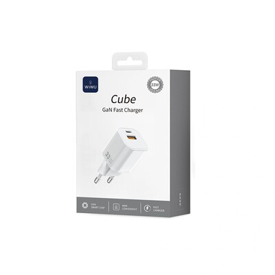 Зарядное устройство WiWU 33W Cube GaN Fast Charger A+C Wi-G017(5)