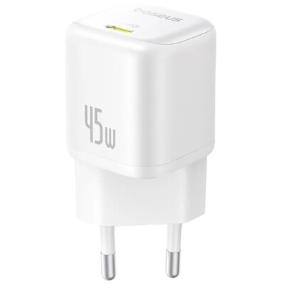 Сетевое зарядное устройство Baseus PicoGo GaN6 Pro Fast Charger 1C PD3.0 45W Type-C 3A, P10176800213-0 белый(1)