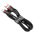 Baseus Cafule Cable USB For lighting 2.4A 1M (CALKLF-B19) красно-черный(#6)