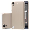 Пластиковый чехол с пленкой Nillkin Super Frosted Shield Gold для HTC Desire 530/630(#3)