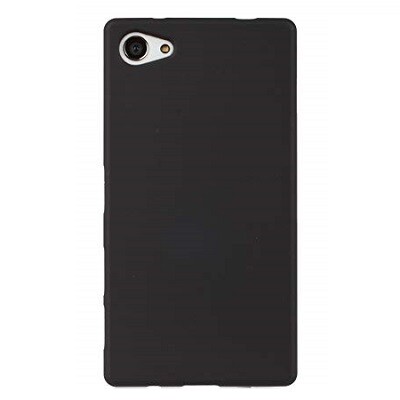 Силиконовый чехол TPU Matte Case 1mm черный для Sony Xperia Z5 Compact(1)