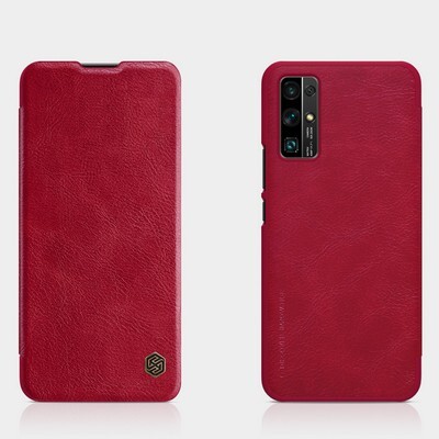 Кожаный чехол Nillkin Qin Leather Case Красный для Huawei Honor 30(4)
