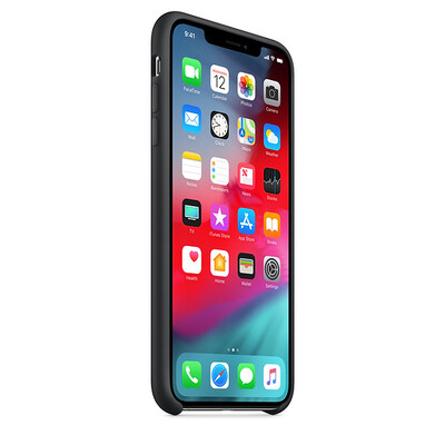 Силиконовый чехол черный  для Apple iPhone XS Max(3)