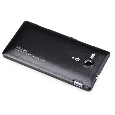 Пластиковый чехол ROCK NEW NakedShell Series Black для Sony Xperia SP M35i(2)