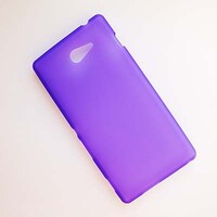 Силиконовый чехол Becolor Purple Mat для Sony Xperia M2 Dual S50h