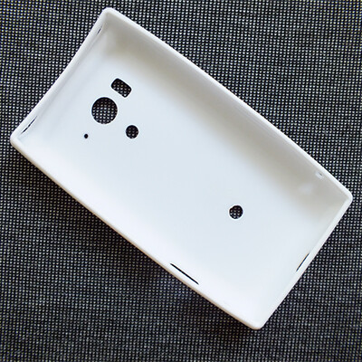 Силиконовый чехол Dutofone White для Sony Xperia Acro S LT26w(2)