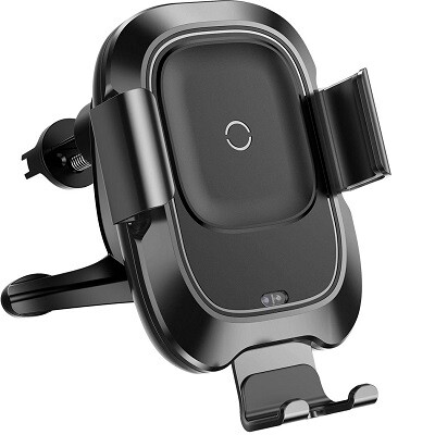 Держатель с беспроводной зарядкой Baseus Smart Vehicle Bracket Wireless Charger (WXZN-01)(13)