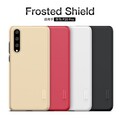 Пластиковый чехол с подставкой Nillkin Super Frosted Shield Черный для Huawei P20 Pro(#4)