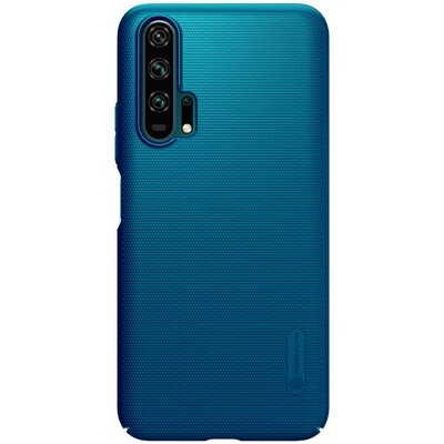 Пластиковый чехол с подставкой Nillkin Super Frosted Shield Синий для Huawei Honor 20 Pro(1)