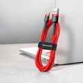 Кабель Baseus cafule Cable USB For Micro 1.5A 1M красный(#5)