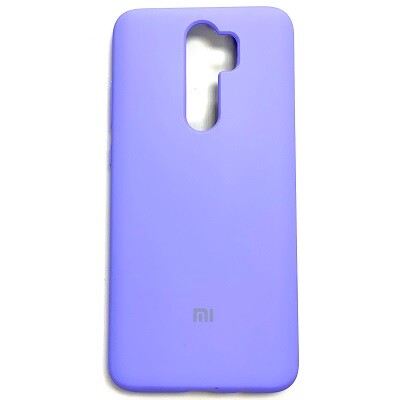 Силиконовый чехол Silicone Case лавандовый для Xiaomi Redmi Note 8 Pro(1)