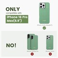 Кевларовый чехол Pitaka Ultra-Slim Case MagSafe Forest Green для Apple iPhone 16 Pro(#6)
