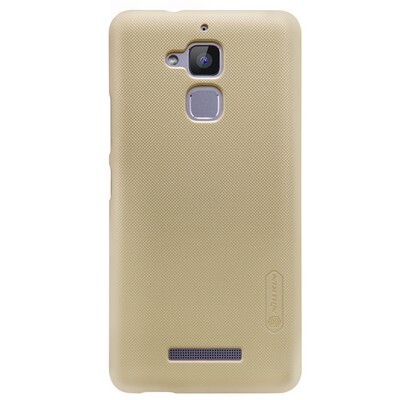 Пластиковый чехол с пленкой Nillkin Super Frosted Shield Gold для Asus ZenFone 3 Max ZC520TL(1)