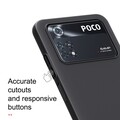 Пластиковый чехол с подставкой Nillkin Super Frosted Shield Синий для Xiaomi Poco M4 Pro 4G(#5)