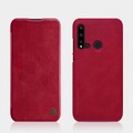 Кожаный чехол Nillkin Qin Leather Case Красный для Huawei P20 Lite 2019 (Nova 5i)(#4)