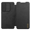 Кожаный чехол Nillkin Qin Pro Leather Case Черный для Samsung Galaxy S25 Edge(#2)