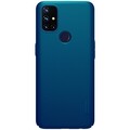 Пластиковый чехол с подставкой Nillkin Super Frosted Shield Синий для OnePlus Nord N10 5G(#1)
