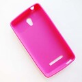 Силиконовый чехол Becolor S-Line Pink для OPPO Clover R815(#2)