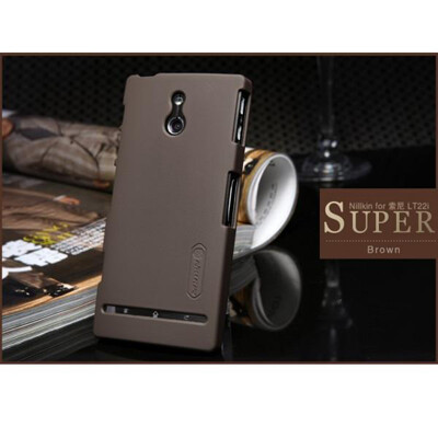 Пластиковый чехол Nillkin D-Style Matte Brown для Sony Xperia P LT22i(1)