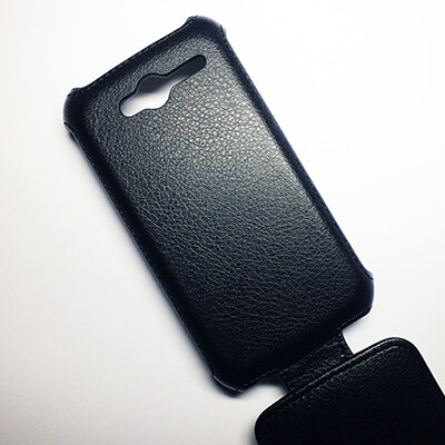 Кожаный чехол Armor Case Black для Philips Xenium W3568(4)
