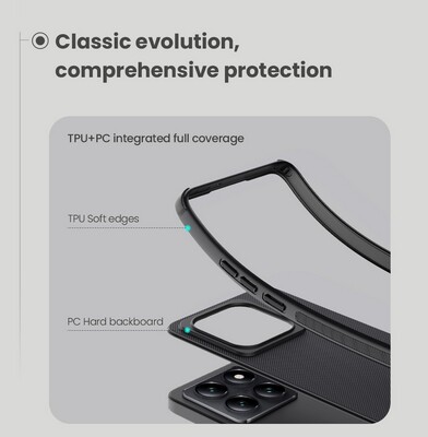 Пластиковый чехол Nillkin Super Frosted Shield Pro Зеленый для Xiaomi 14T(3)