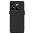 Пластиковый чехол с подставкой Nillkin Super Frosted Shield Черный для OnePlus 10T(#1)