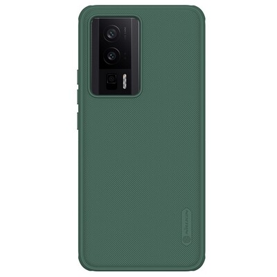 Пластиковый чехол Nillkin Super Frosted Shield Pro Зеленый для Xiaomi Poco F5 Pro(1)