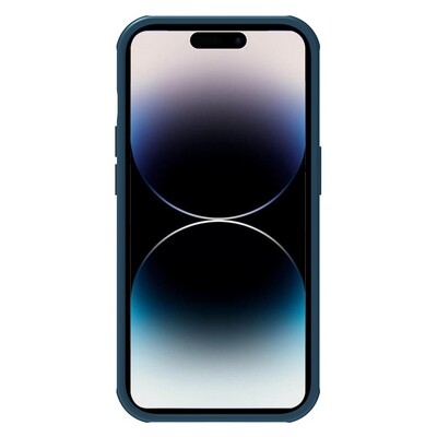 Пластиковый чехол Nillkin Super Frosted Shield Pro Синий для Apple iPhone 14 Pro Max(2)