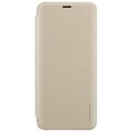 Полиуретановый чехол книга Nillkin Sparkle Leather Case Золотой для Samsung G960 Galaxy S9(#1)