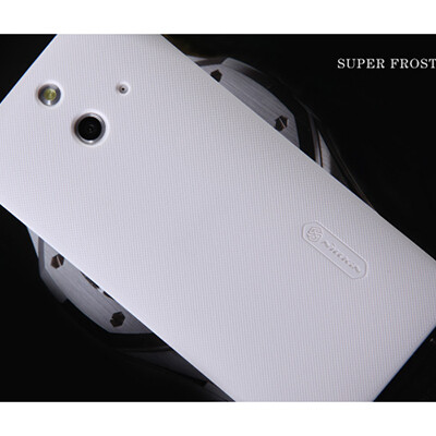 Пластиковый чехол Nillkin Super Frosted Shield White для HTC One E8 Ace(2)