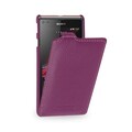 Кожаный чехол Melkco Leather Case Purple LC для Sony Xperia M/C1905 Dual(#1)