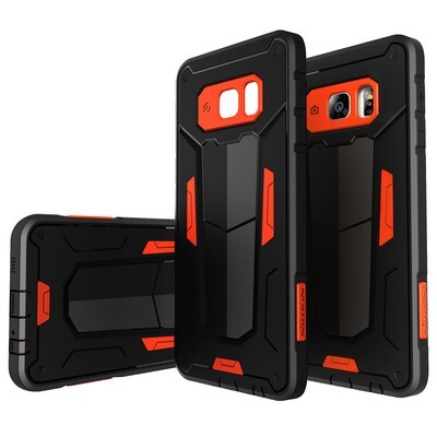 Противоударный чехол-накладка Nillkin Defender II Series Orange для Samsung Galaxy S6 Edge Plus(3)