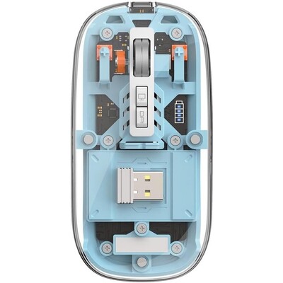 Беспроводная мышь Wiwu Crystal Magnetic Wirless Mouse WM105 голубая(1)
