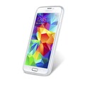 Силиконовый чехол Melkco Poly Jacket TPU Case White для Samsung G800F Galaxy S5 mini(#3)