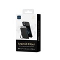 Магнитный кошелек-картхолдер для смартфона с подставкой WiWU Warriors Carbon Magsafe Metal Stand Card WM-007 черный(#8)