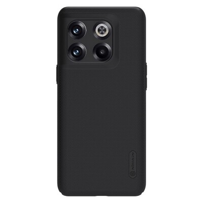 Пластиковый чехол с подставкой Nillkin Super Frosted Shield Черный для OnePlus 10T(1)