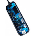 USB-концентратор Baseus Multi-function HUB Type-C на 7 портов: USB3.0*3 + 4K/HD + SD / TF + PD for MacBook / PC (CAHUB-CZ0G)(#3)