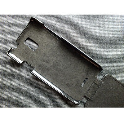 Кожаный чехол Up Case Black для HTC J/Butterfly(3)