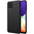 Пластиковый чехол с подставкой Nillkin Super Frosted Shield Черный для Samsung Galaxy M32(#3)