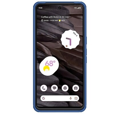 Пластиковый чехол Nillkin Super Frosted Shield Pro Синий для Google Pixel 8 Pro(2)