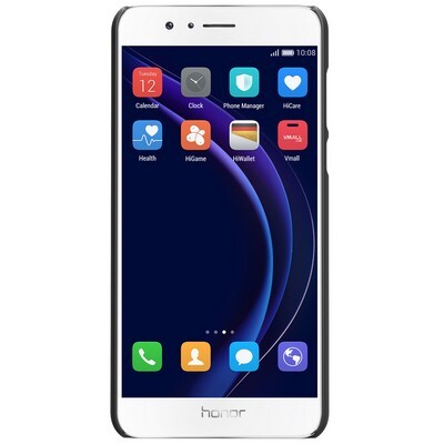 Пластиковый чехол с пленкой Nillkin Super Frosted Shield Black для Huawei Honor 8(2)