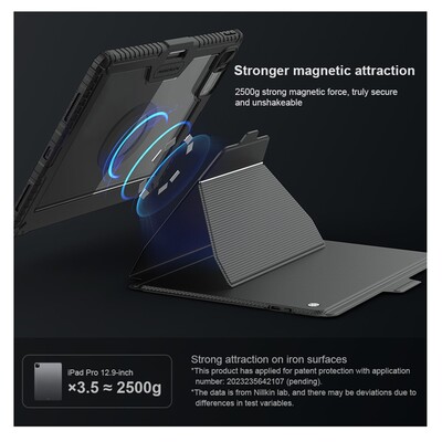 Магнитный чехол-бампер с клавиатурой Bumper Link Keyboard Case Backlit Version черный для Apple iPad Pro 11 (2025)(10)