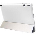 Полиуретановый чехол Book Cover White для Lenovo Idea Tab S6000(#3)